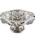 1900 Antique Victorian Era Pierced Bonbon Dish Silversmith T H Hazlewood & Co Birmingham Hallmarks