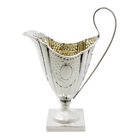 1900 Antique Victorian Era Sterling Silver Cream Jug Silversmith Cornelius Desormeaux Saunders & James Francis Hollings (Frank) Shepherd Birmingham Hallmarks