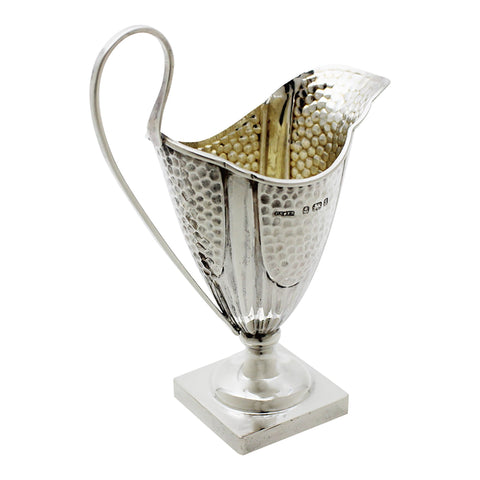 1900 Antique Victorian Era Sterling Silver Cream Jug Silversmith Cornelius Desormeaux Saunders & James Francis Hollings (Frank) Shepherd Birmingham Hallmarks