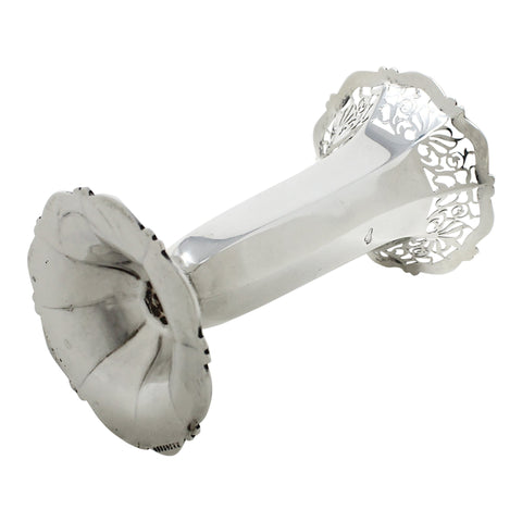 1900 Antique Victorian Era Sterling Silver Vase Silversmith Goldsmiths & Silversmiths Co Ltd London Hallmarks