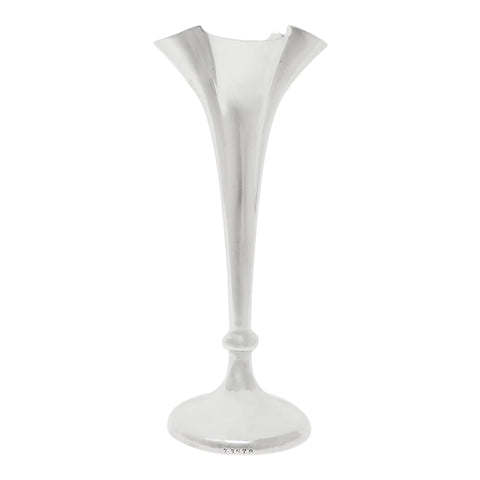 1900 Antique Victorian Era Sterling Silver Vase Silversmith Horace Woodward & Co Ltd London Hallmarks