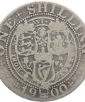 1900 Shilling Queen Victoria Great Britain Silver Coin
