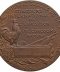 1900 Union des Sociétés de Tir de France Medal - Bronze