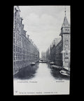 1900’s Antique Hamburg Freihafen Brooksfleeth The Speicherstadt Postcard