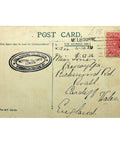 1900s Australia Melbourne Bullock Team Postcard with Victoria One Penny Red Stamp