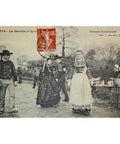 1900s Breton Dance Brittany France Ethnic original Postcard