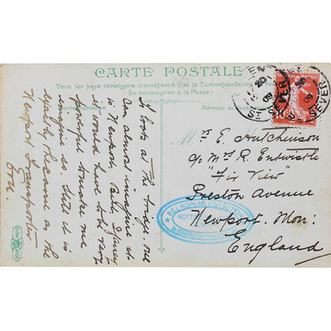 1900s France Rouen, Passage a bord du transbordeur Postcard