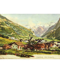 1900s Switzerland Engelberg Alte Dorfpartie Postcard