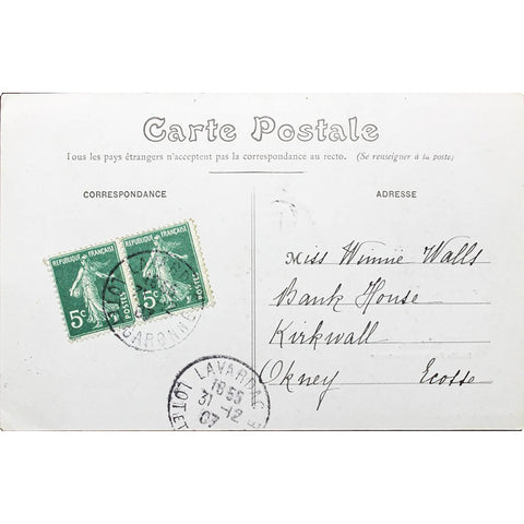 1908 France Agen Bieillo paysanto Gascouno Postcard