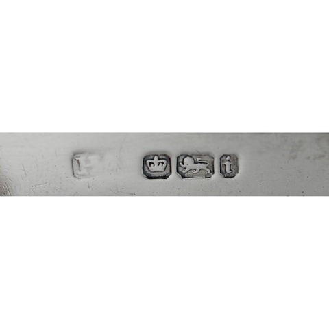 1901 Antique Victorian Era Shell Shaped Sterling Silver Dish Silversmith Atkin Brothers Sheffield Hallmarks