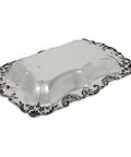 1901 Antique Victorian Era Sterling Silver Dish Silversmiths Fattorini & Sons Ltd Birmingham Hallmarks