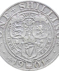 1901 Shilling Queen Victoria Great Britain Silver Coin