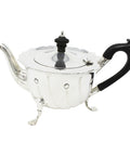 1901 Antique Victorian Era Sterling Silver Bachelor Teapot George Howson Birmingham Hallmarks