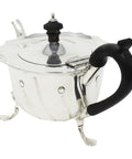 1901 Antique Victorian Era Sterling Silver Bachelor Teapot George Howson Birmingham Hallmarks