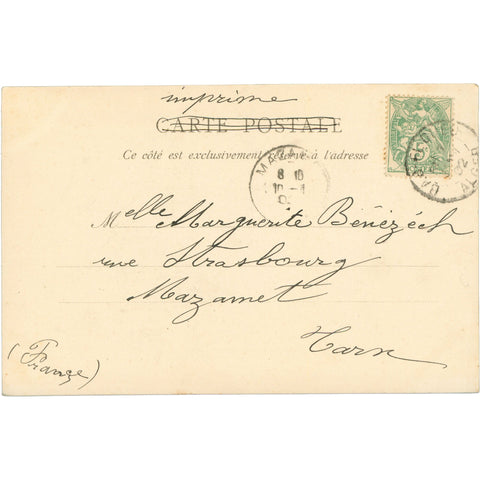 1902 Algiers, Algeria Postcard – La Cathédrale, Early 20th Century