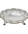 1902 Antique Edwardian Era Pierced Bonbon Dish Silversmith Synyer & Beddoes (Harry Synyer & Charles Joseph Beddoes) Birmingham Hallmarks