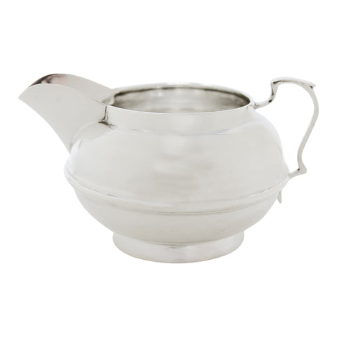 1902 Antique Edwardian Era Sterling Silver Cream Jug Silversmith Charles Boyton & Son Ltd London Hallmarks