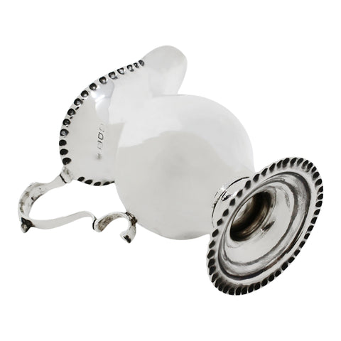 1902 Antique Edwardian Era Sterling Silver Cream Jug Silversmiths Charles Stuart Harris London Hallmarks