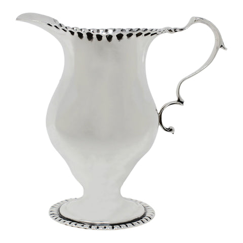 1902 Antique Edwardian Era Sterling Silver Cream Jug Silversmiths Charles Stuart Harris London Hallmarks
