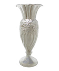 1902 Antique Edwardian Era Sterling Silver Vase Silversmith Walker & Hall Sheffield Hallmarks