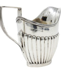 1903 Antique Edwardian Era Sterling Silver Cream Jug Silversmith Henry Bourne Birmingham Hallmarks
