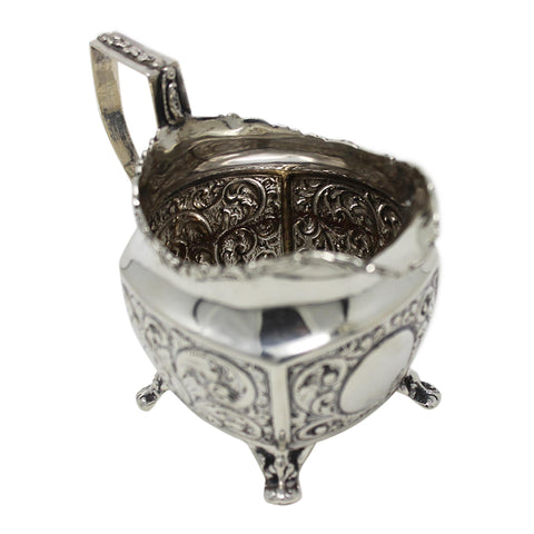 1903 Antique Edwardian Era Sterling Silver Cream Jug Silversmith Thomas Hayes Birmingham Hallmarks
