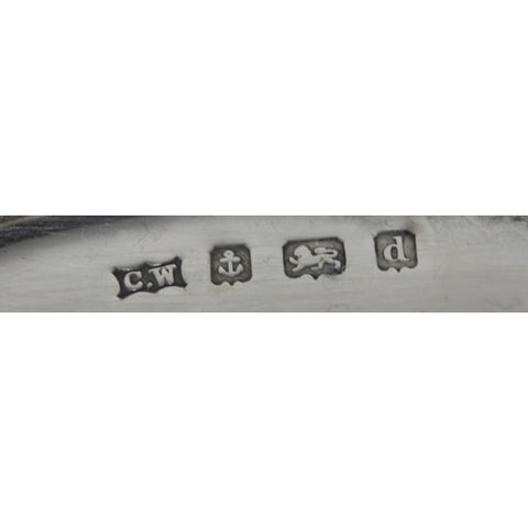 1903 Antique Edwardian Era Sterling Silver Dish Silversmiths Charles Wilkes Birmingham Hallmarks