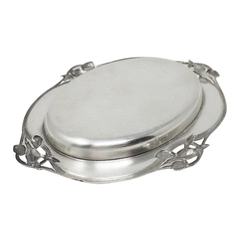 1903 Antique Edwardian Era Sterling Silver Dish Silversmiths Charles Wilkes Birmingham Hallmarks