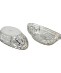 1903 Antique Edwardian Era Sterling Silver Pierced Pair Bon Bon Dish Silversmith James Dixon & Sons Ltd Sheffield Hallmarks