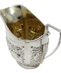 1904 Antique Edwardian Era Sterling Silver Cream Jug Silversmith Jones & Crompton Chester Hallmark