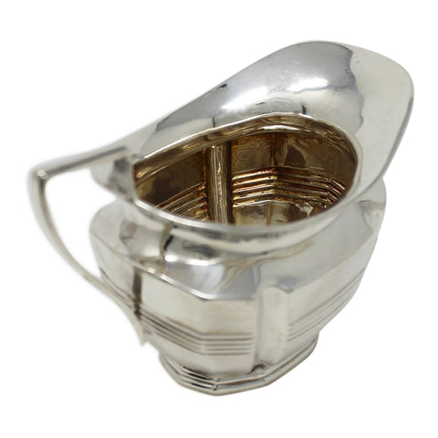 1904 Antique Edwardian Era Sterling Silver Cream Jug Silversmith William Aitken Birmingham Hallmarks