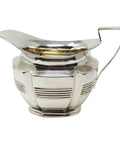 1904 Antique Edwardian Era Sterling Silver Cream Jug Silversmith William Aitken Birmingham Hallmarks