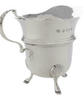 1904 Antique Edwardian Era Sterling Silver Cream Jug Silversmith William Aitken Birmingham Hallmarks