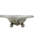 1904 Antique Edwardian Era Sterling Silver Pierced Bon Bon Dish Silversmith William Devenport Birmingham Hallmarks