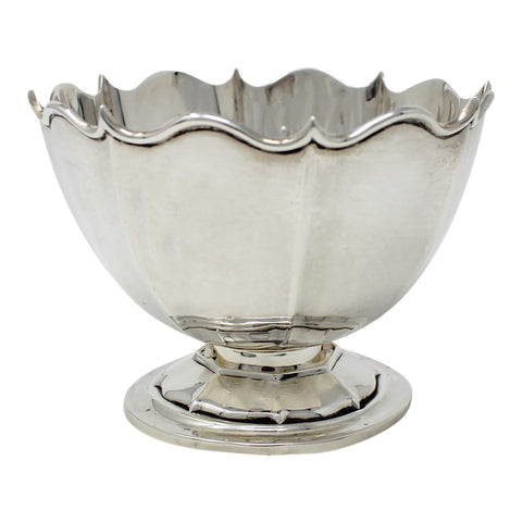 1904 Antique Edwardian Era Sterling Silver Sugar Bowl Silversmith Mappin & Webb Ltd Sheffield Hallmarks