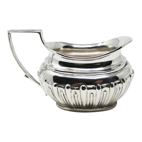 1905 Antique Edwardian Era Sterling Silver Cream Jug Silversmith William Adams Ltd Birmingham Hallmarks