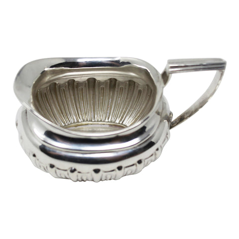 1905 Antique Edwardian Era Sterling Silver Cream Jug Silversmith William Adams Ltd Birmingham Hallmarks
