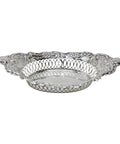 1905 Antique Edwardian Era Sterling Silver Pierced Bon Bon Dish Silversmith Henry Williamson Ltd. Birmingham Hallmarks