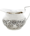1905 Antique Victorian Era Sterling Silver Cream Jug Silversmith William Aitken Birmingham Hallmarks
