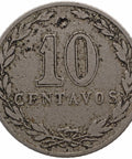 1906 10 Centavos Argentina Coin
