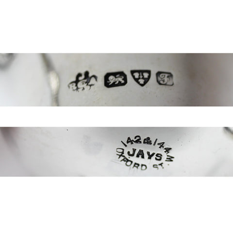 1906 Antique Edwardian Era Sterling Silver Cream Jug Silversmith Jay, Richard Attenborough Co Ltd Chester Hallmarks