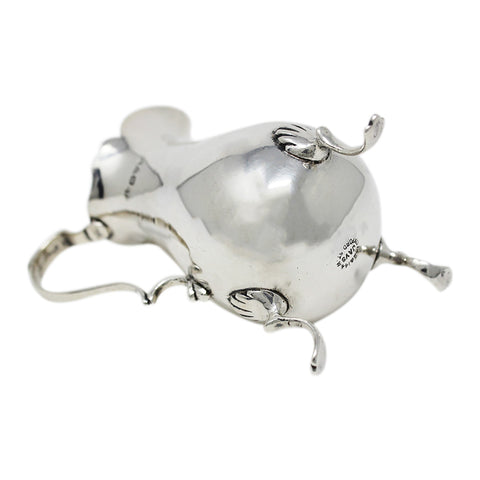 1906 Antique Edwardian Era Sterling Silver Cream Jug Silversmith Jay, Richard Attenborough Co Ltd Chester Hallmarks