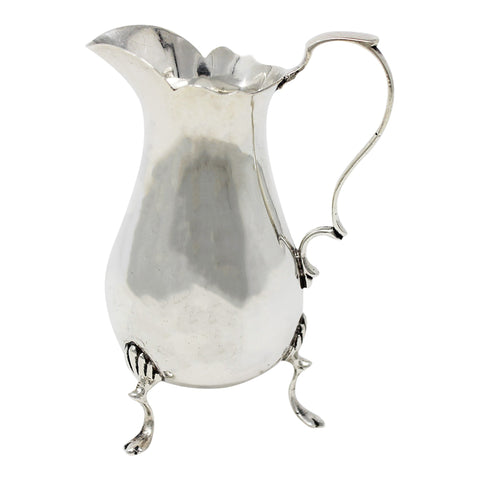 1906 Antique Edwardian Era Sterling Silver Cream Jug Silversmith Jay, Richard Attenborough Co Ltd Chester Hallmarks