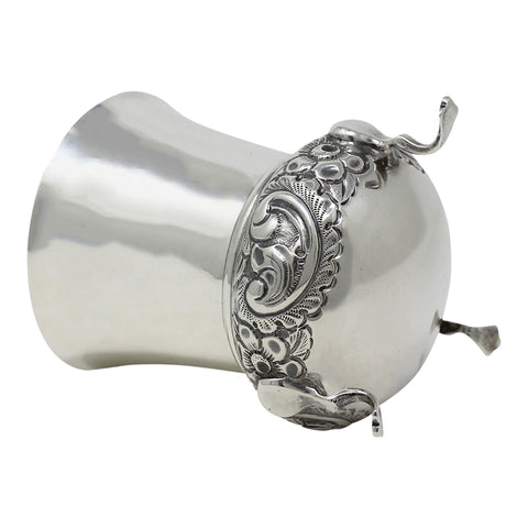 1906 Antique Edwardian Era Sterling Silver Mug Silversmith Henry Hobson & Sons Birmingham Hallmarks