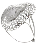 1906 Antique Edwardian Era Sterling Silver Pierced Basket Silversmith Goldsmiths & Silversmiths Co Ltd London Hallmarks