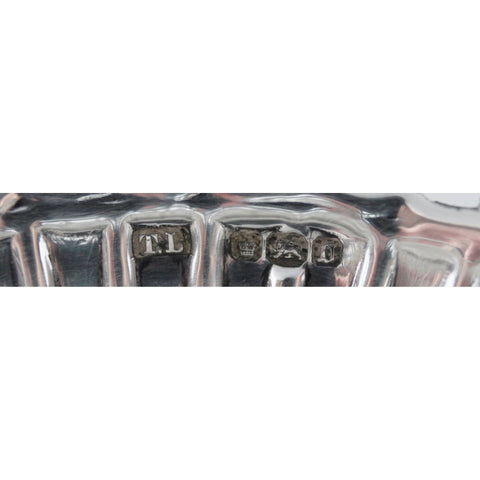 1906 Antique Edwardian Era Sterling Silver Pierced Dish Silversmith Levesley Brothers (Thomas Levesley) Sheffield Hallmarks