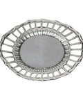 1906 Antique Edwardian Era Sterling Silver Pierced Dish Silversmith Levesley Brothers (Thomas Levesley) Sheffield Hallmarks