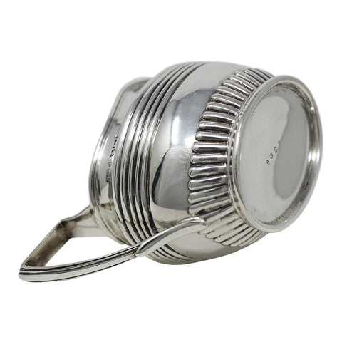 1907 Antique Edwardian Era Sterling Silver Cream Jug Silversmith Henry Stratford (Henry Stratford Ltd) Sheffield Hallmarks