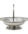 1907 Antique Edwardian Era Sterling Silver Sweets Basket Silversmith Thomas Bradbury & Sons Ltd London Hallmarks