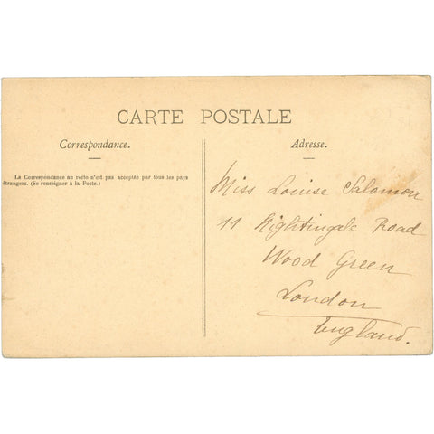 1907 Hyères, France – Avenue Beauregard The Côte d'Azur Postcard